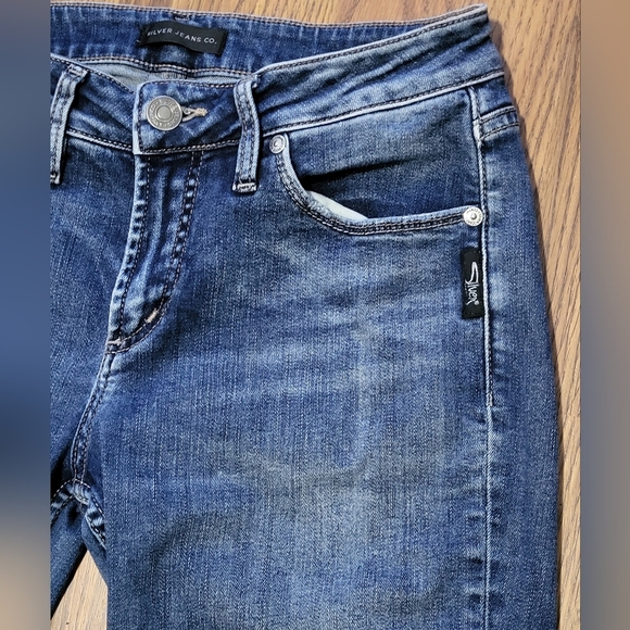 Silver Avery Slim Fit Jeans Women's W28/L31 - Classic Denim Style - Picture 4 of 9